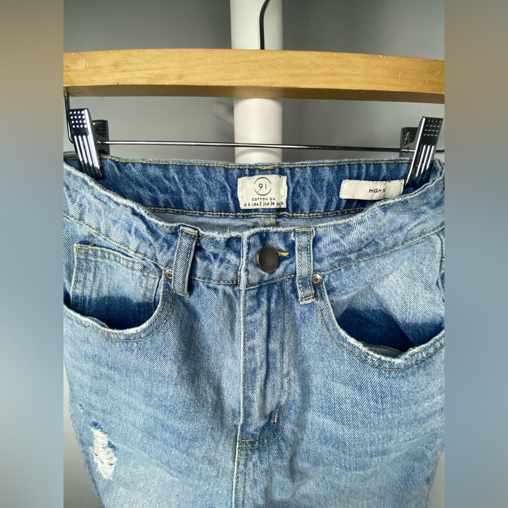 Cotton On Women’s Ripped Jeans Size 2 - Picture 7 of 11